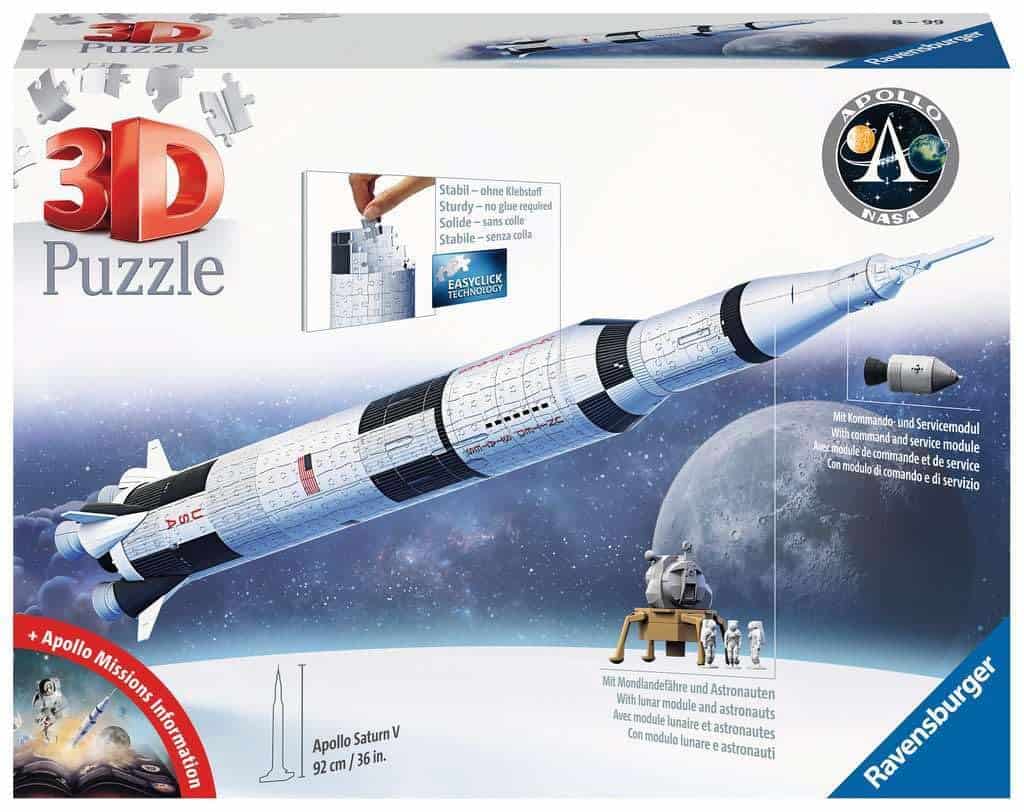 Rompecabezas 3D Ravensburger Apollo Saturn V Rocket Edition