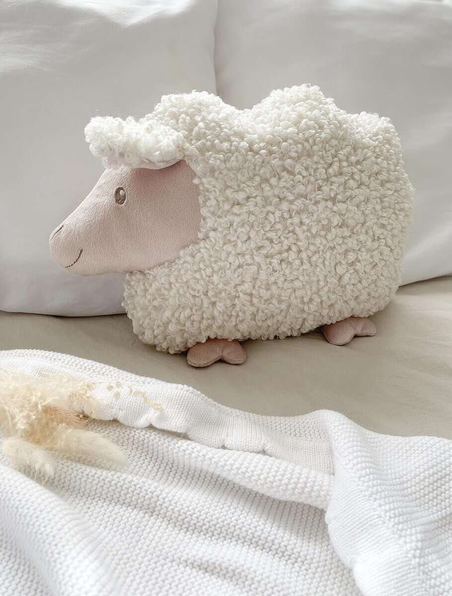 Almohada con forma de cordero MON AMI - 13.5x12", Juguete - Imagen 4