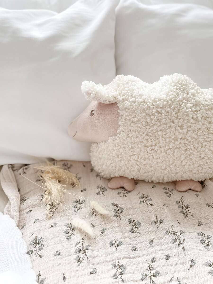 Almohada con forma de cordero MON AMI - 13.5x12", Juguete - Imagen 6