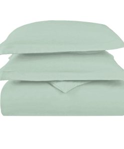 Pizuna Pure 100% Cotton Queen Duvet Cover Set, 600 Thread