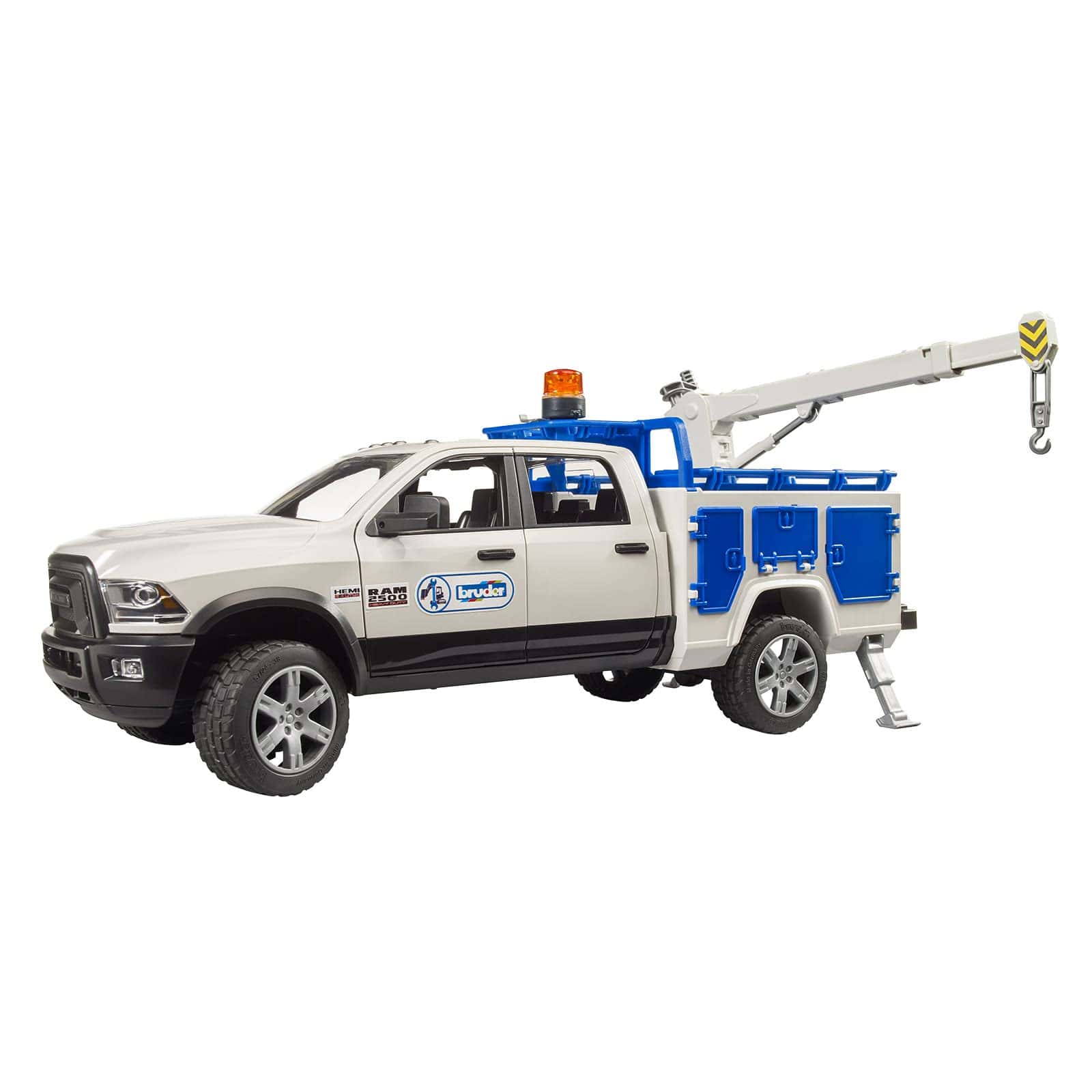 Camión de Servicio Bruder 02509 RAM 2500 con Luz Giratoria - Imagen 4