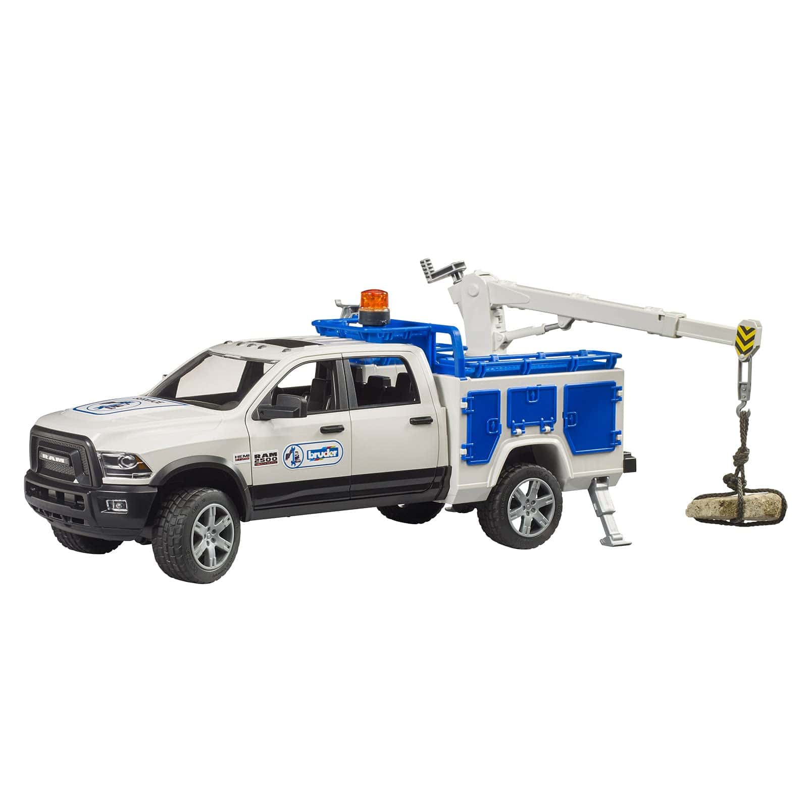 Camión de Servicio Bruder 02509 RAM 2500 con Luz Giratoria - Imagen 5