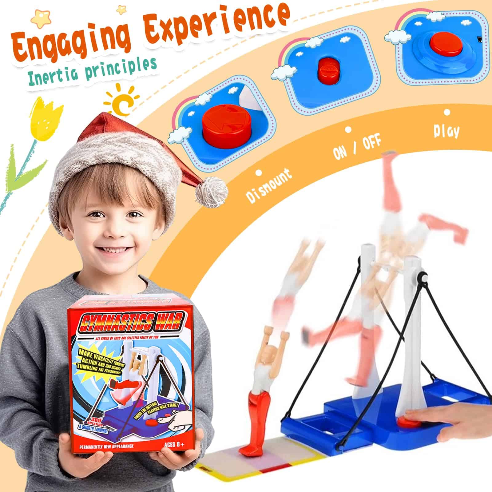 Juego de Desafío de Gimnasia - Juguete Divertido y - Imagen 4