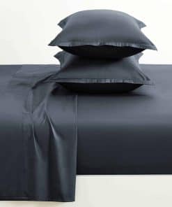Juego de sábanas sólidas de lujo Eikei, 400 hilos de