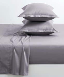 Set de Sábanas de Color Sólido de Lujo 400 Hilos de Algodón