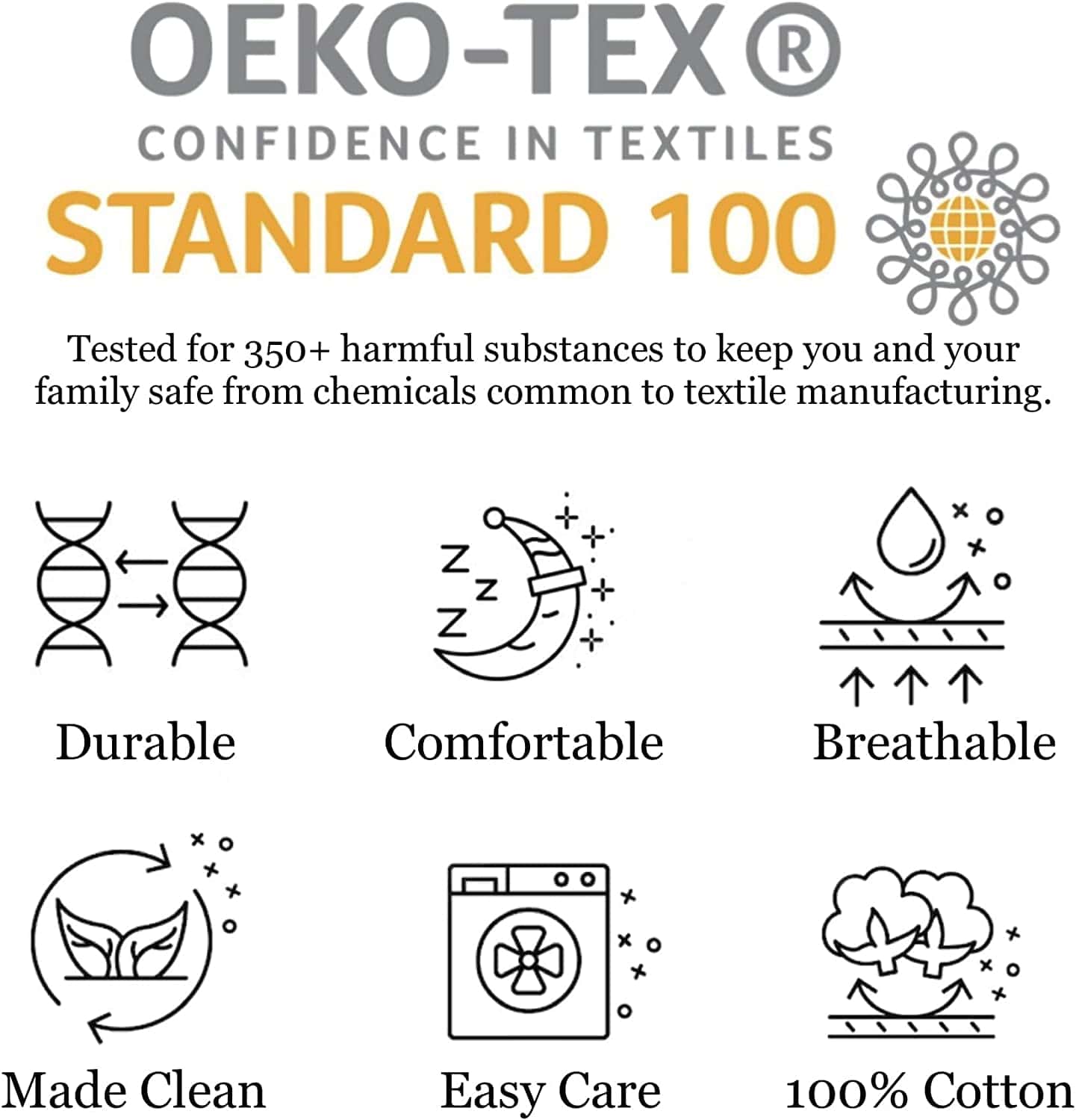 Set de Ropa de Cama de Algodón Lavado Chambray Eikei en - Imagen 3