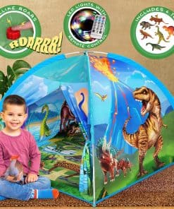 Domo Super para Parque de Dinosaurios W&O con Botón de