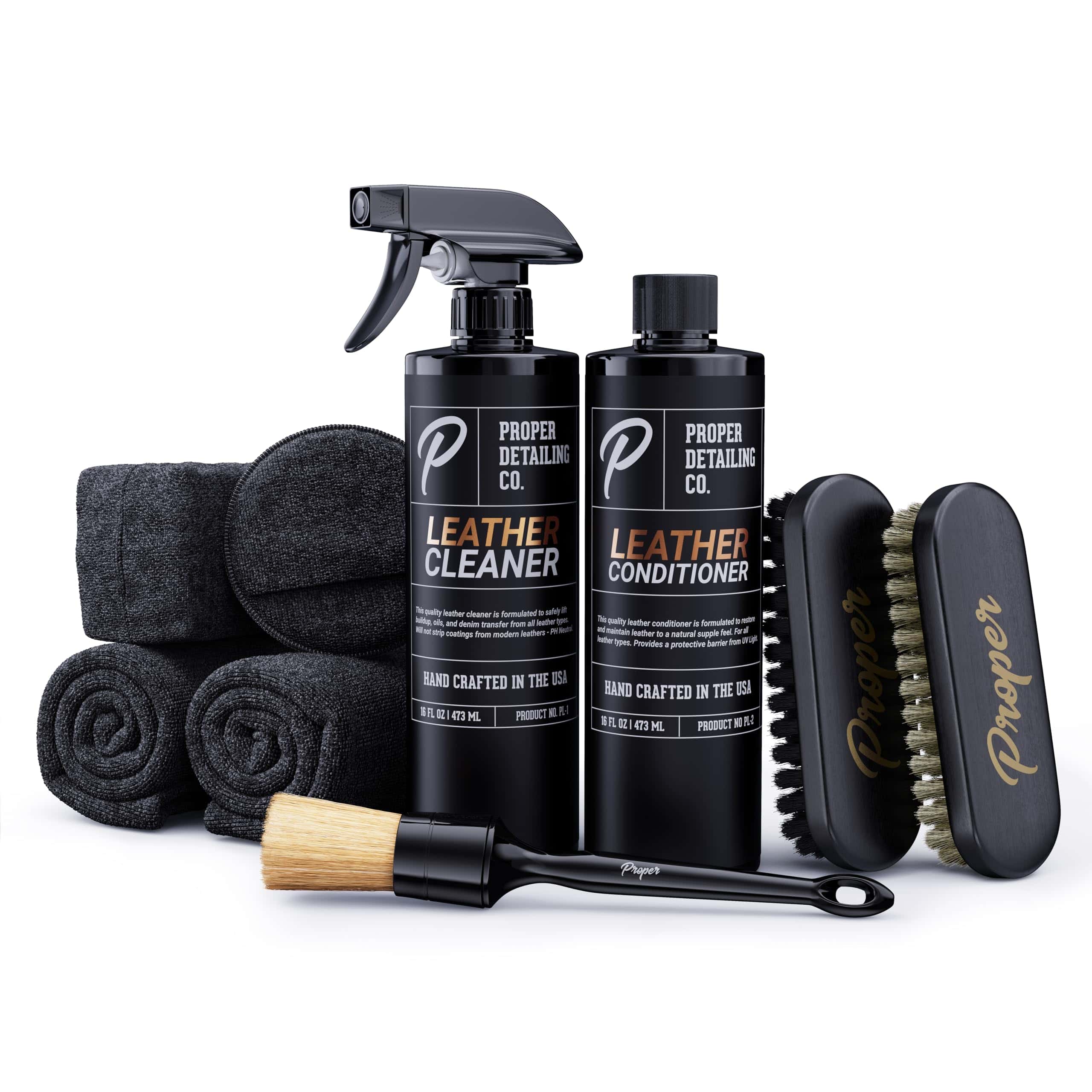 PROPER DETAILING CO. Kit de Limpieza y Acondicionamiento de