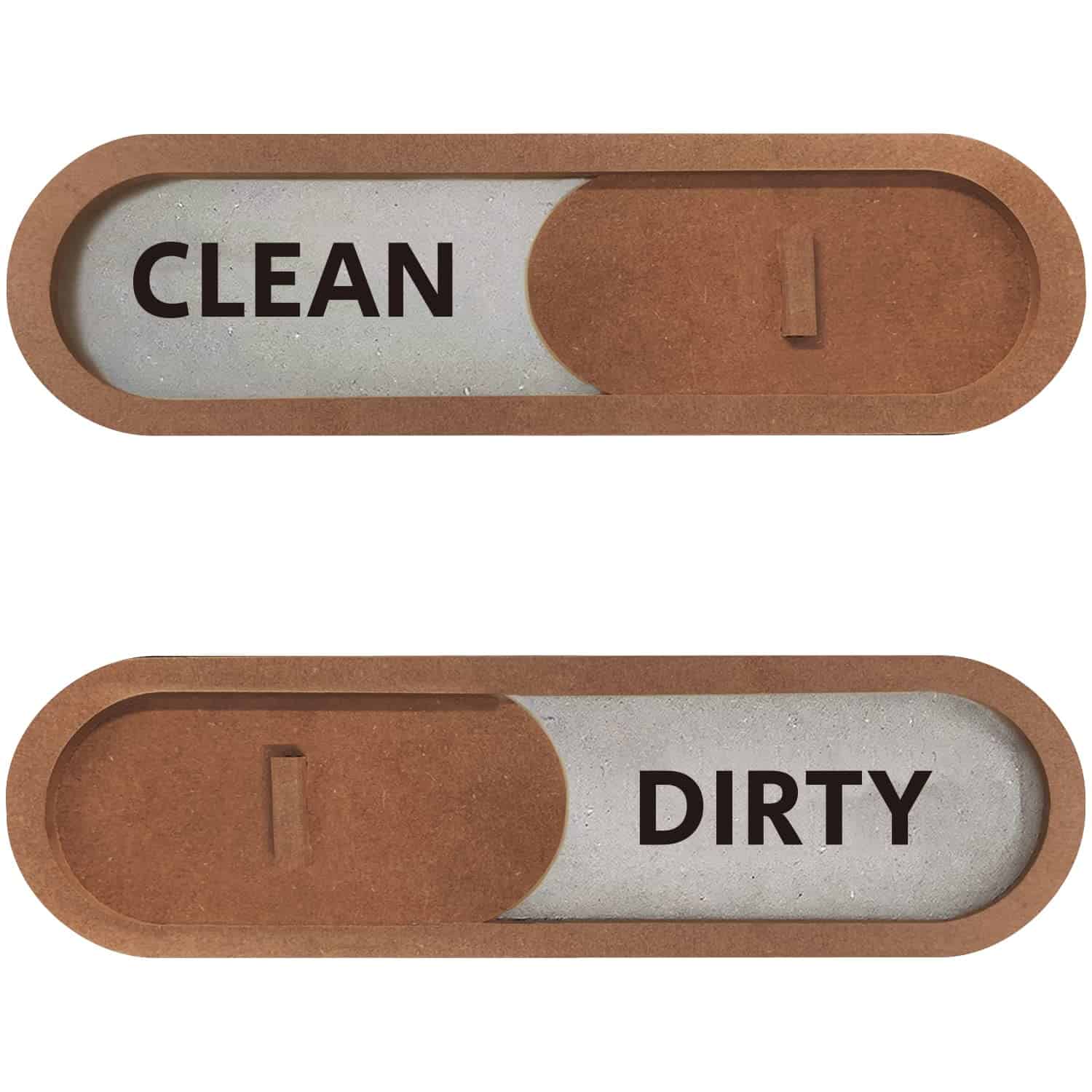 Señal Deslizante para Lavavajillas GEEKBEAR Clean Dirty