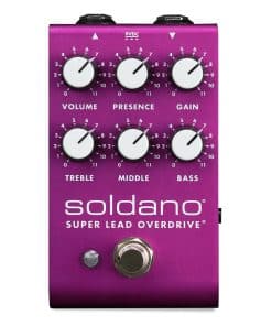 Pedal de Overdrive Soldano SLO Super Lead Custom Morado