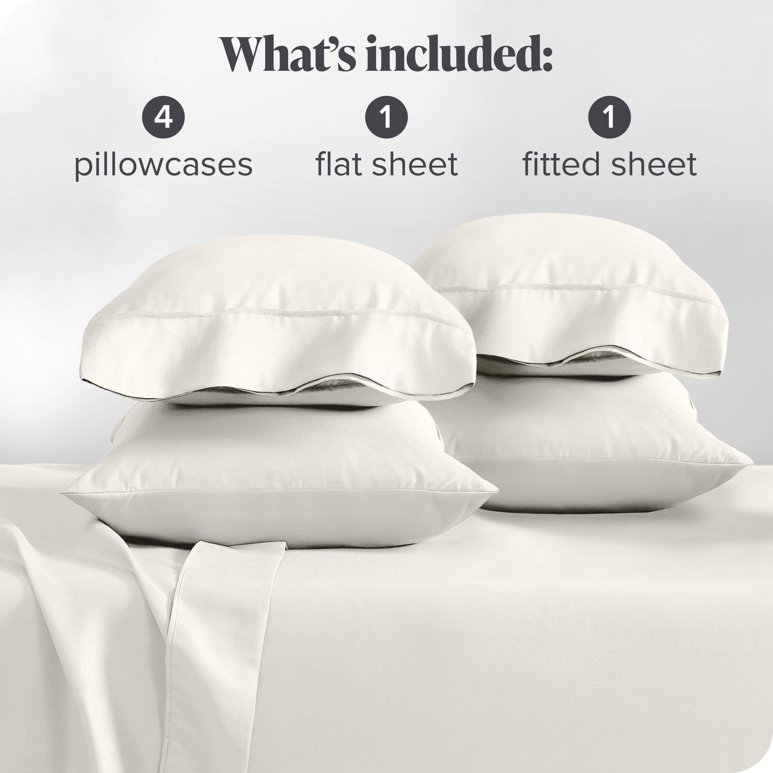 Set de Sábanas Bare Home Hotel Luxury Full XL, Extra Suave - Imagen 9