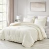 Juego de Edredón Chezmoi Collection Nora de -Marfil
