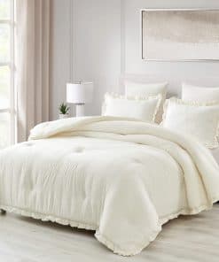 Juego de Edredón Chezmoi Collection Nora 3 Piezas con