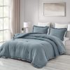 Juego de Edredón Chezmoi Collection Nora de -Azul Polvorient