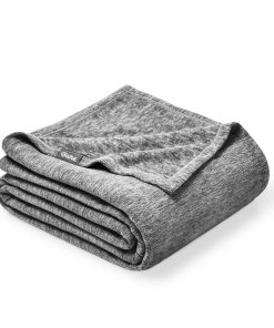 Manta Polar Bare Home - Extra Larga - Gris Claro Jaspeado -