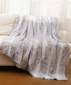 Manta de piel sintética de la colección Cheer para sofá,