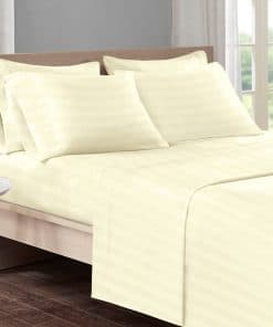 Sabanas de Algodón Pizuna Tamaño Completo, 300 Hilos Suaves