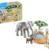 Elefante de Playmobil en el Abrevadero