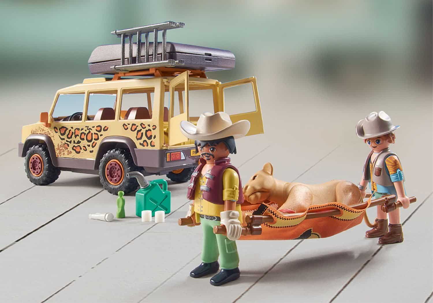 Vehículo Todo Terreno Playmobil con Leones - Imagen 4