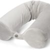 Almohada de viaje de espuma viscoelástica Brookstone
