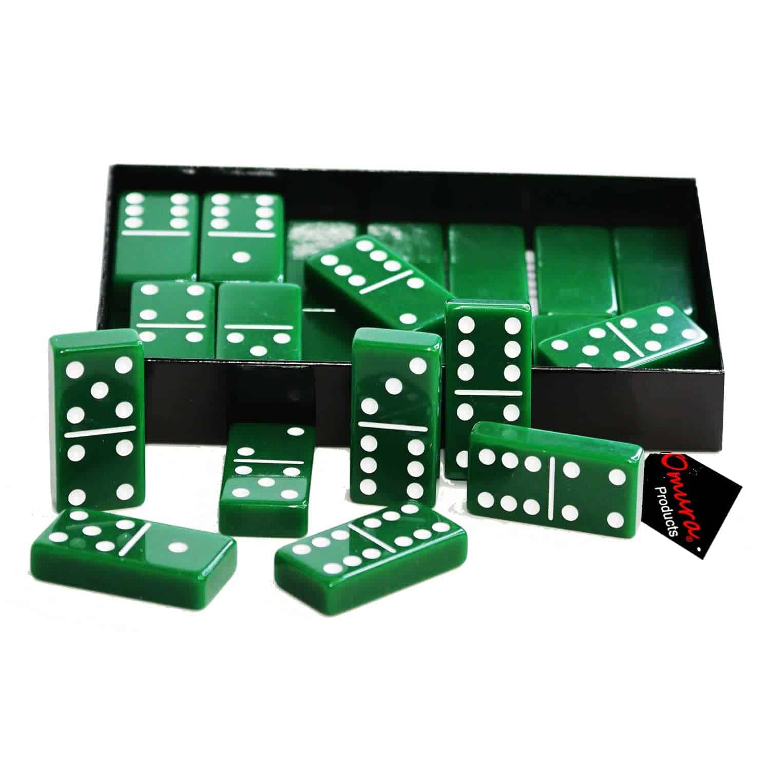 Juego de Domino Doble 6 Jumbo de Acrílico OMURA Games