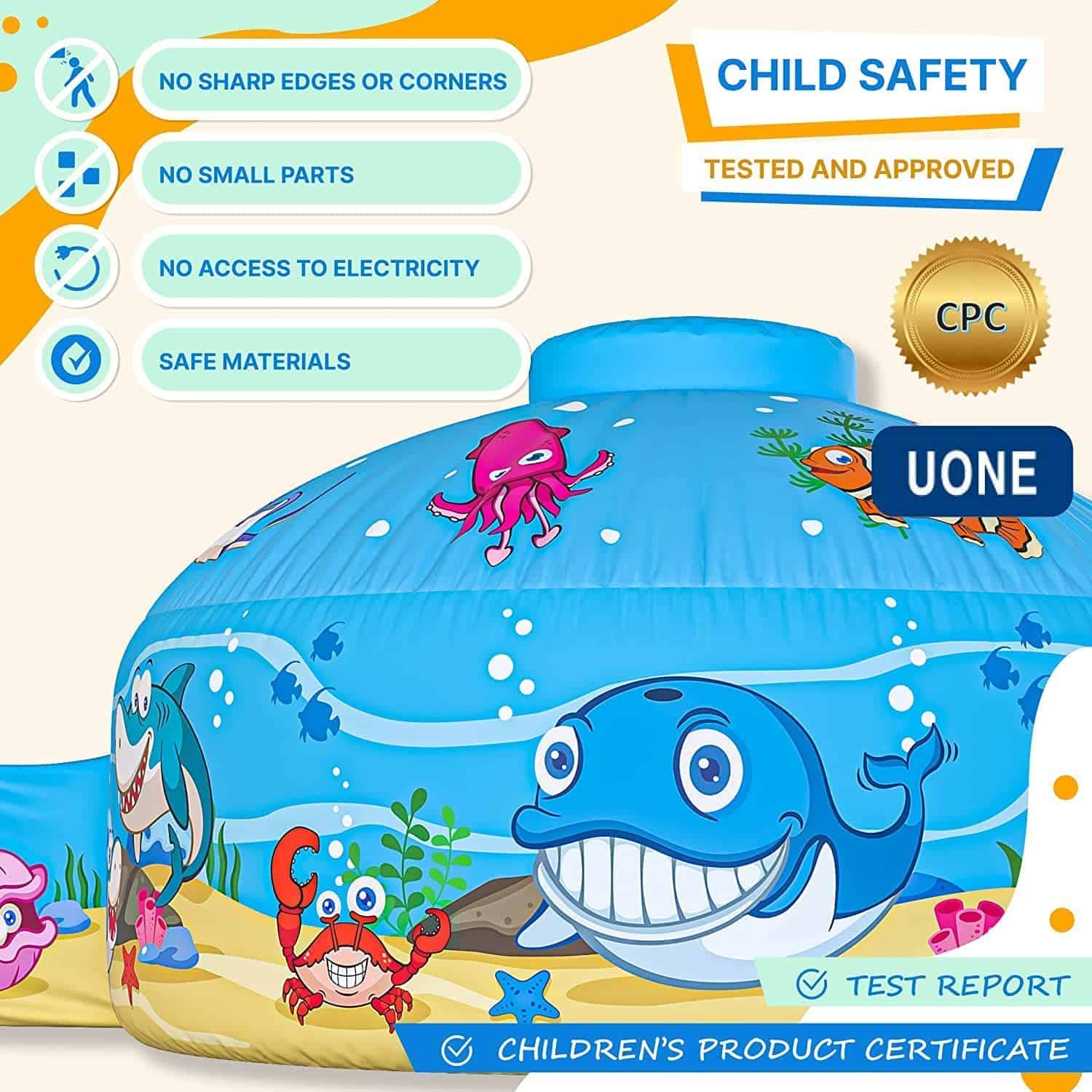 Casa de Juegos Inflable Skywin Air Tent Fort para Niños - Imagen 7