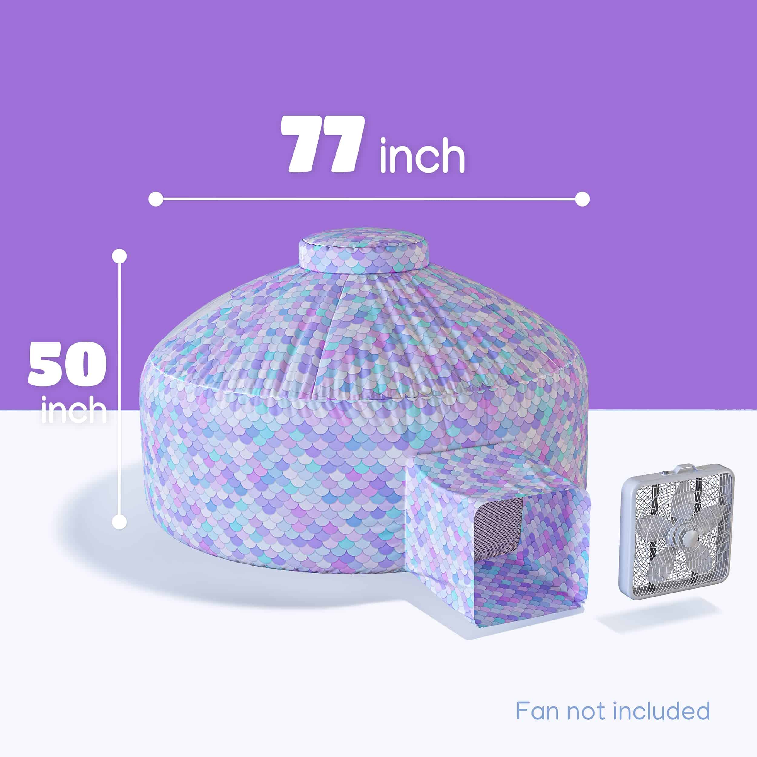 Skywin Air Tent Fort Playhouse para Niños (Sirena) - - Imagen 3