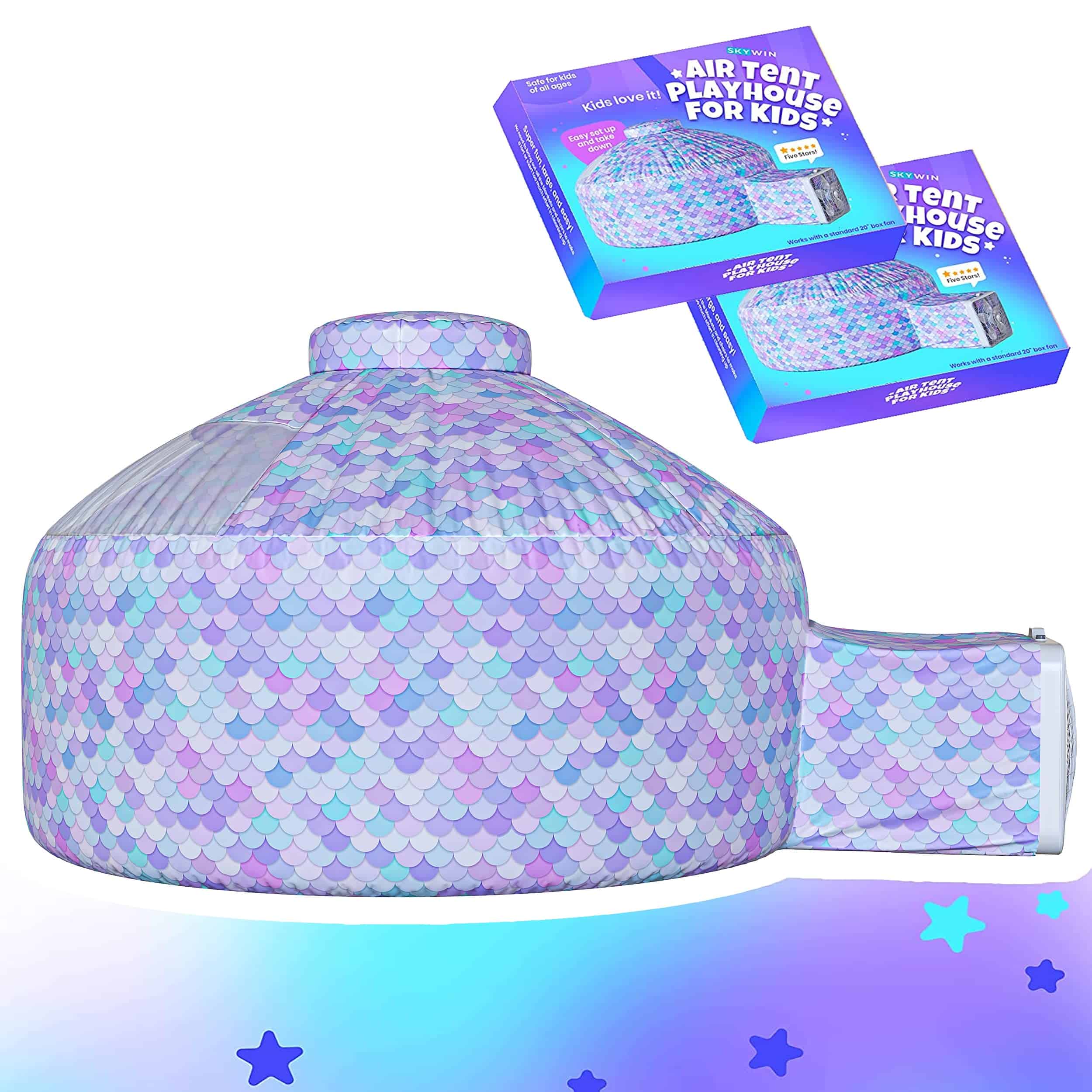 Skywin Air Tent Fort Playhouse para Niños (Sirena) -