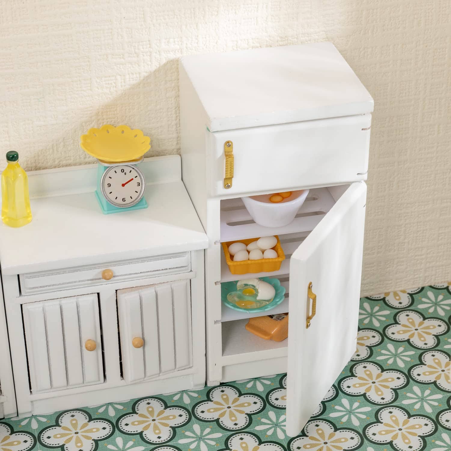 Muebles de Casa de Muñecas de Madera Keldoner Escala 1:12, - Imagen 6