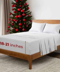 Juego de sábanas California King Mellanni Extra Deep - 4