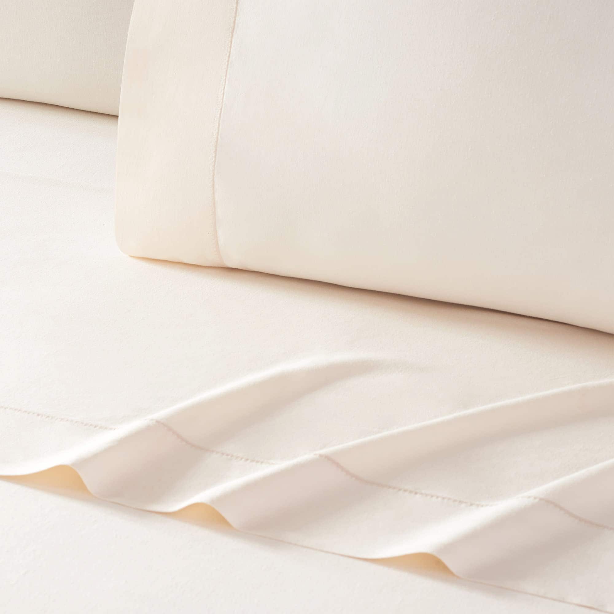 Juego de sábanas de lino de eucalipto -Crema de Latte - Imagen 6