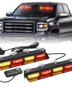 Luces Estroboscópicas de Emergencia Ámbar Rojo XRIDONSEN