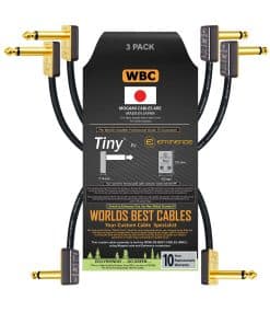 3 Unidades - 4 pulgadas - Cable de pedal, efectos, patch,