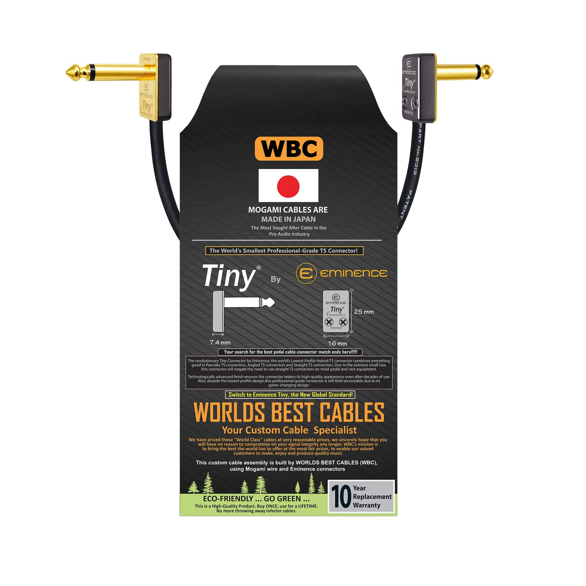 Cable de 9 pulgadas � Pedal, Efectos, Patch, cable de