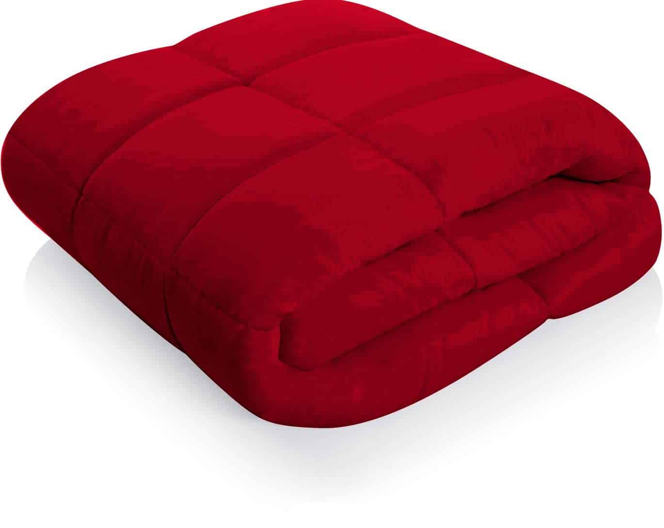 Juego de Edredón de Diseño en Caja Color Rojo Sangre - Imagen 6