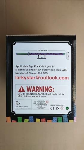 Juego de Construcción de Espada Kokushibo de Demon Slayer, - Imagen 11