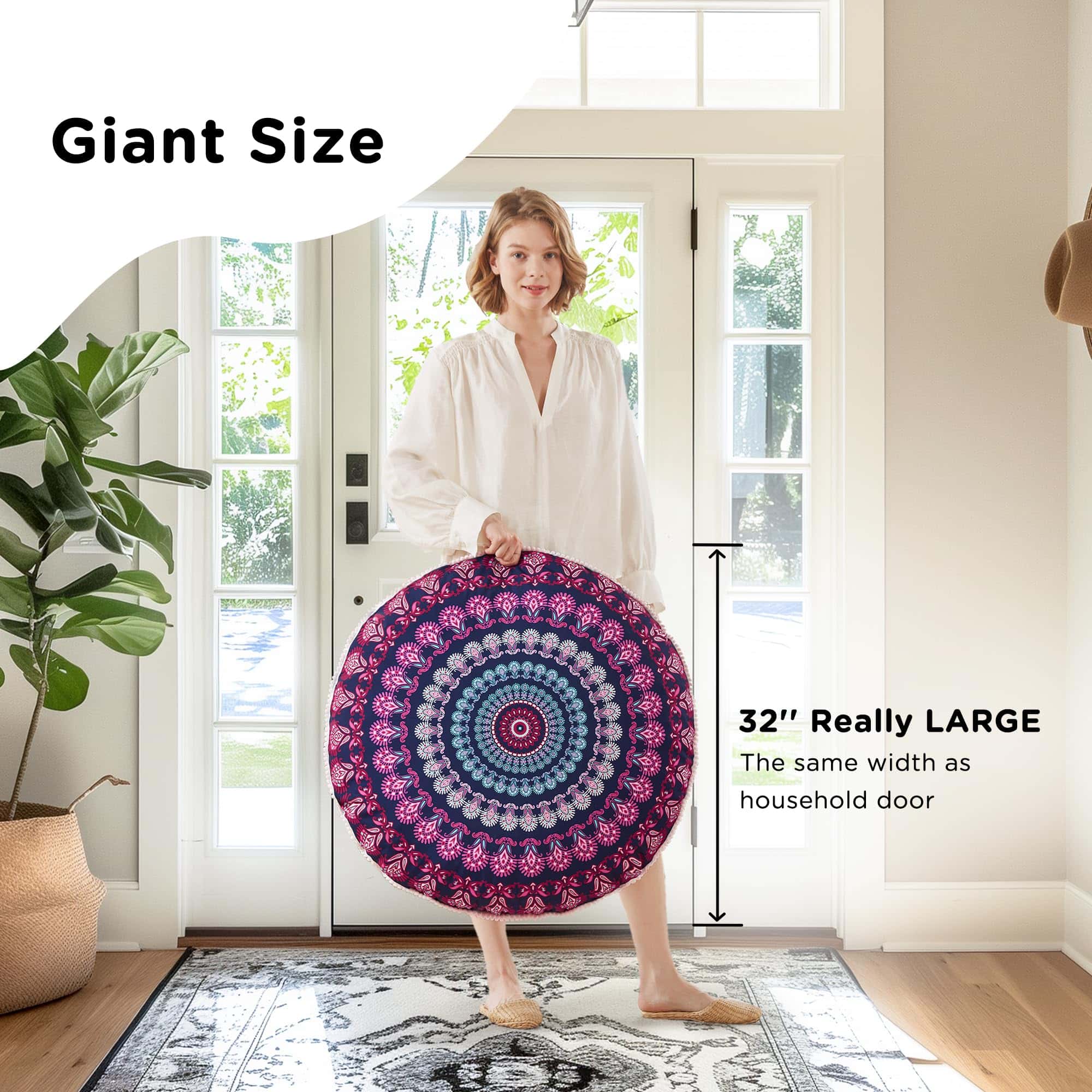 Set de 2 Cojines de Meditación Codi, Cojines Grandes - Imagen 5