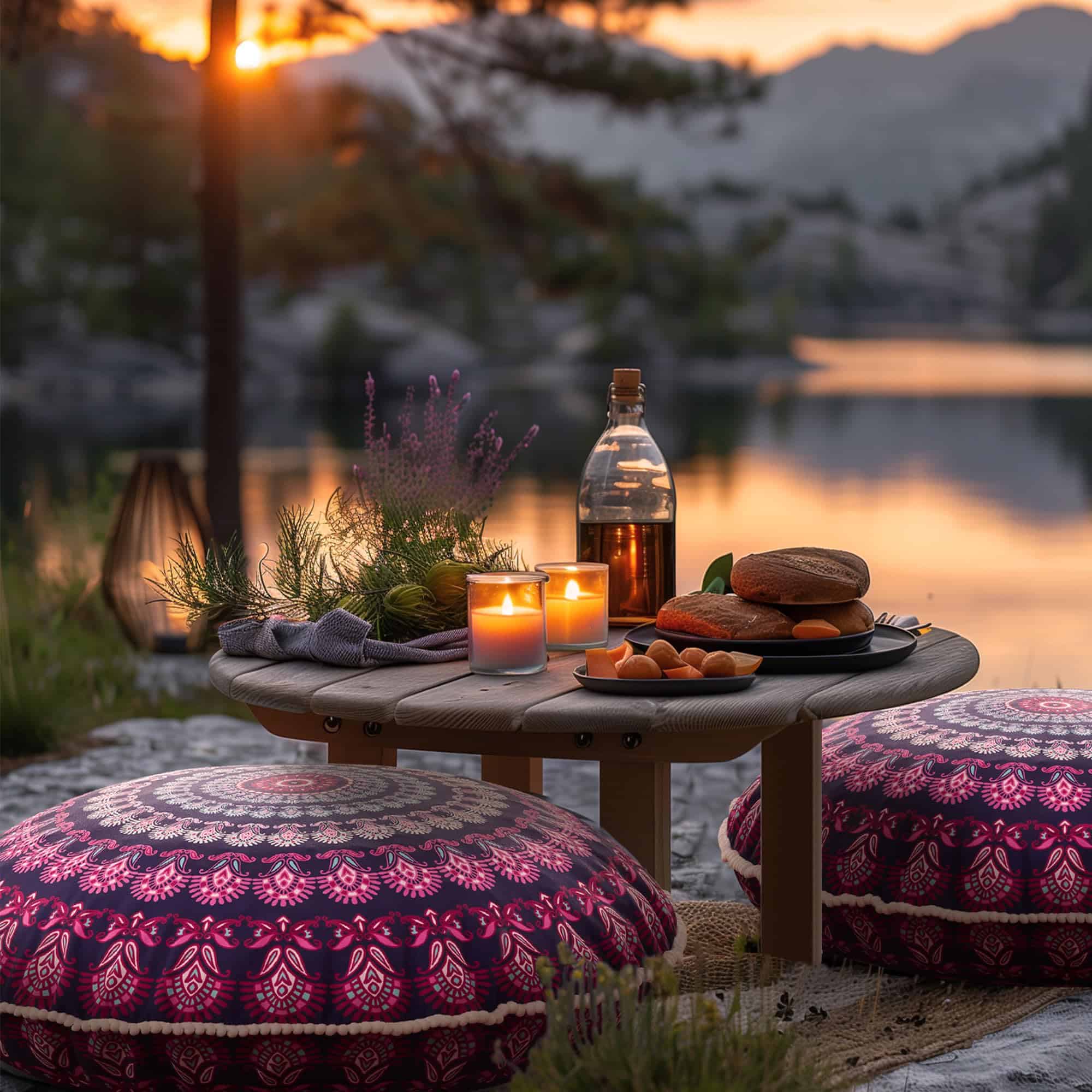 Set de 2 Cojines de Meditación Codi, Cojines Grandes - Imagen 8