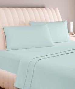 Juego de sábanas 100% algodón egipcio Carressa -Verde Azulad