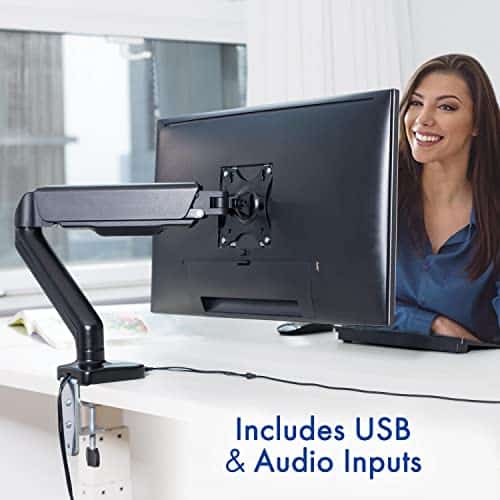 Brazo para Monitor LCD Stellar Mounts con Puertos USB y - Imagen 6