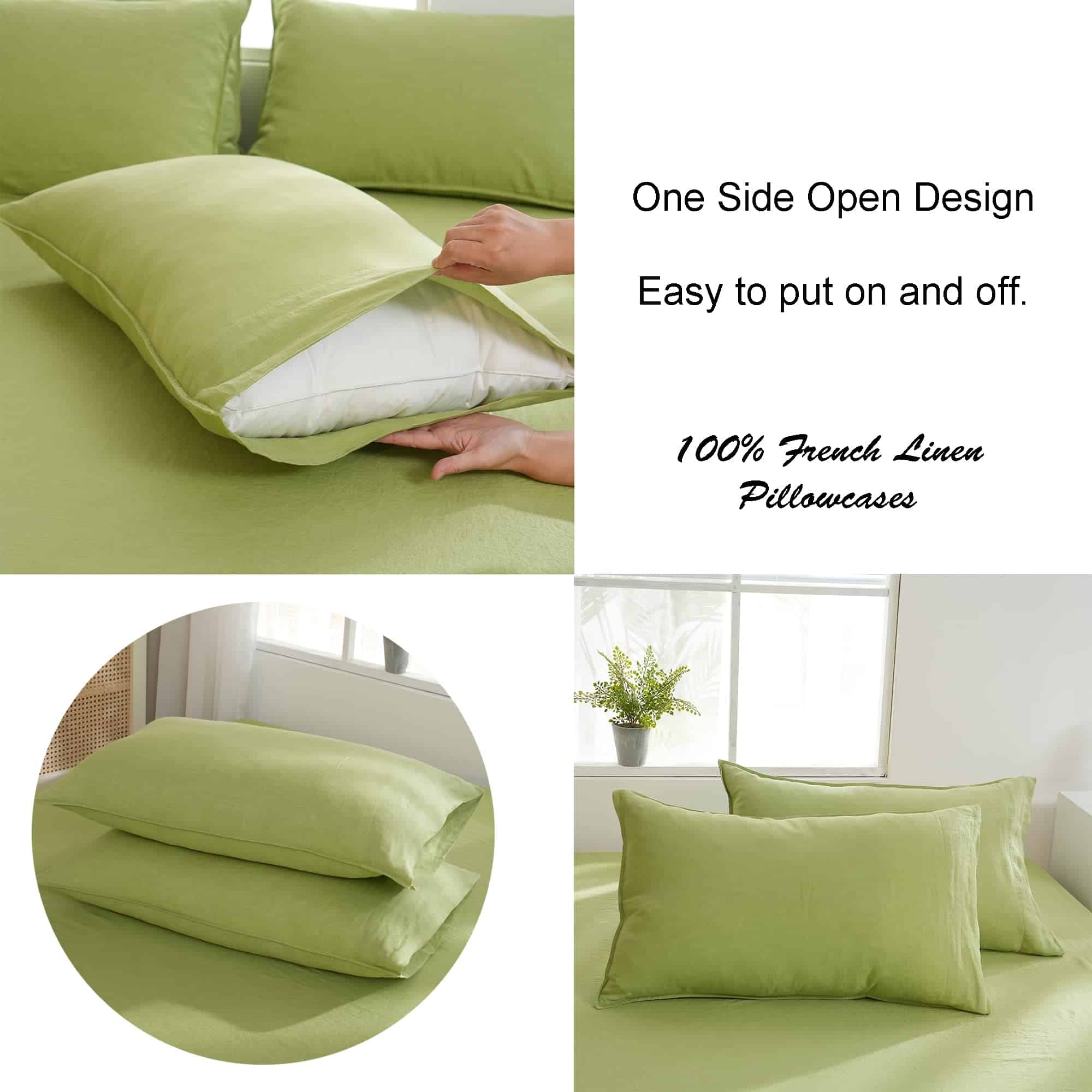 Juego de Sábanas SÍMBOLO DE LA VICTORIA 100% Lino Orgánico - Imagen 5