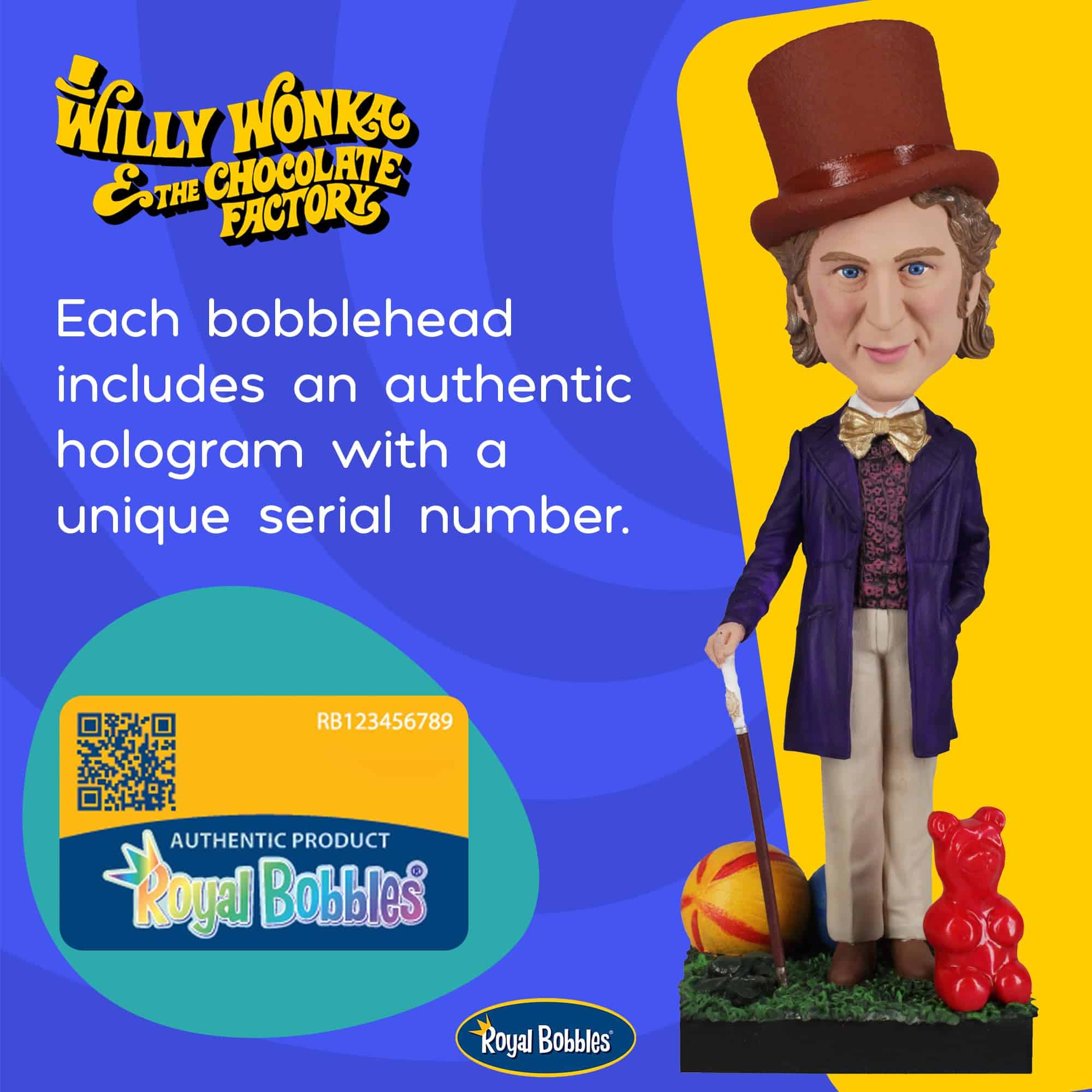 Estatua coleccionable de Willy Wonka y la Fábrica de - Imagen 4