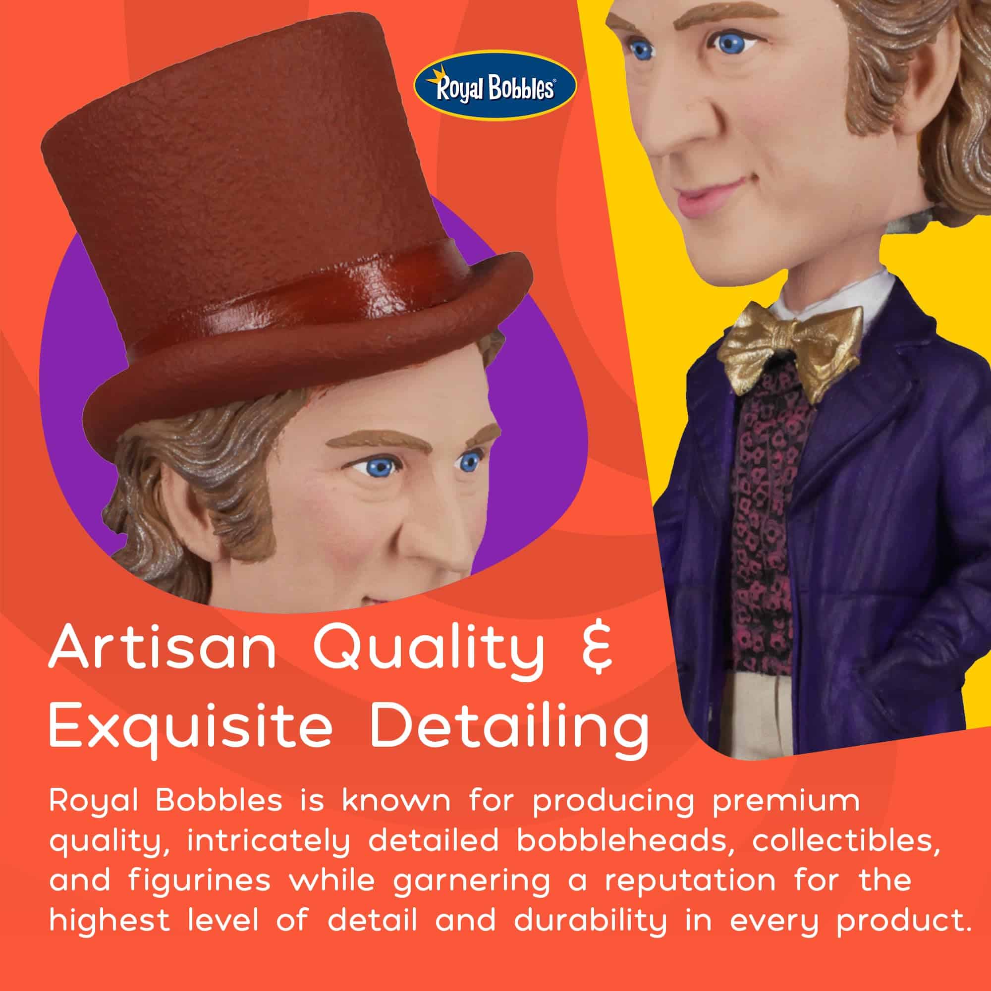 Estatua coleccionable de Willy Wonka y la Fábrica de - Imagen 8