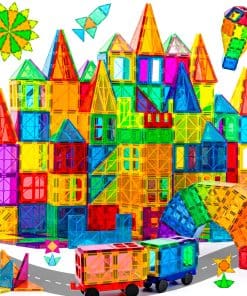 Juego de Bloques Magnéticos Cossy 120 Piezas - Juguetes