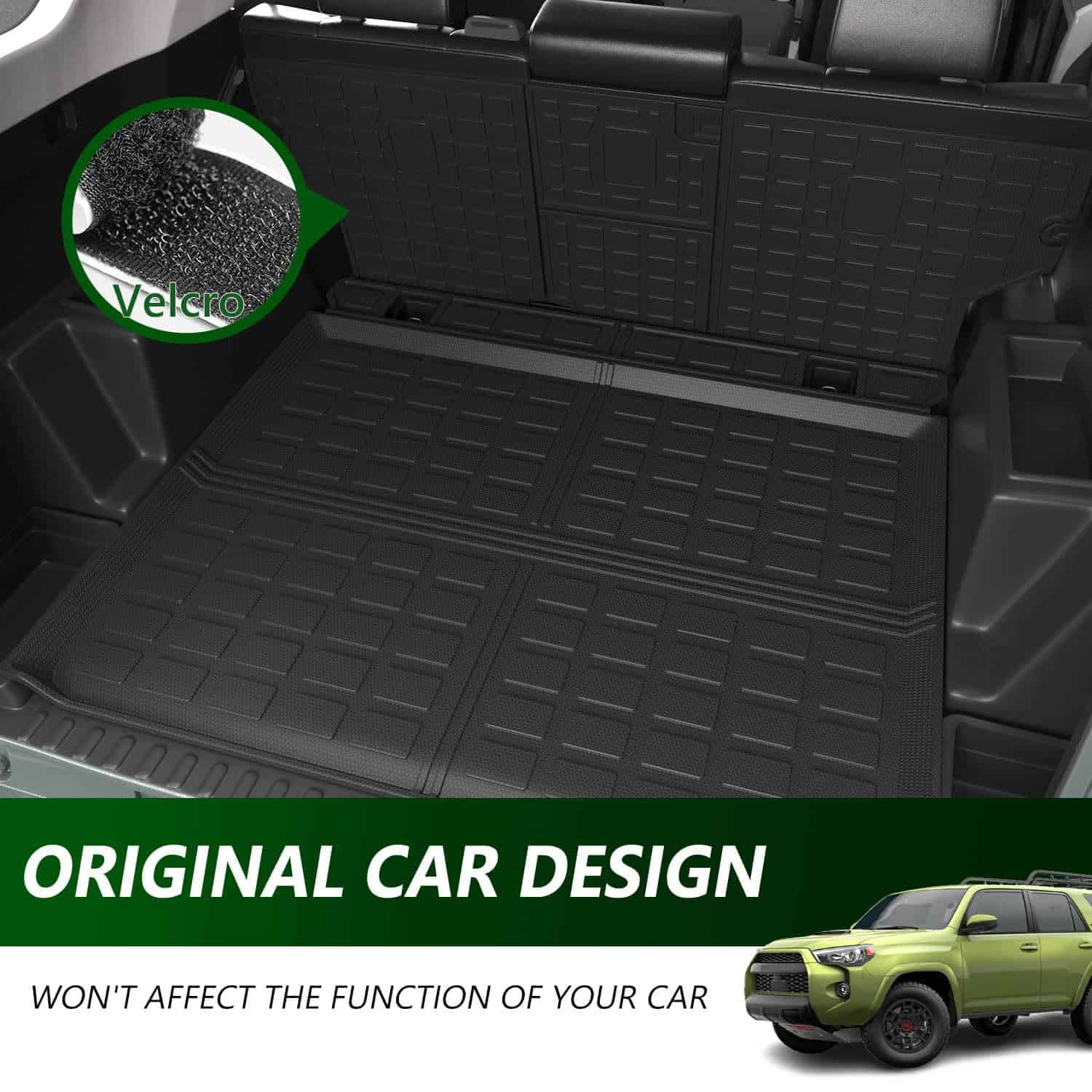 xipoqix Tapete de Maletero y Tapete de Respaldo Compatible - Imagen 3