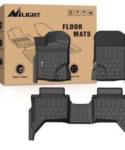 Tapetes de piso Nilight para Ford Ranger SuperCrew Cab