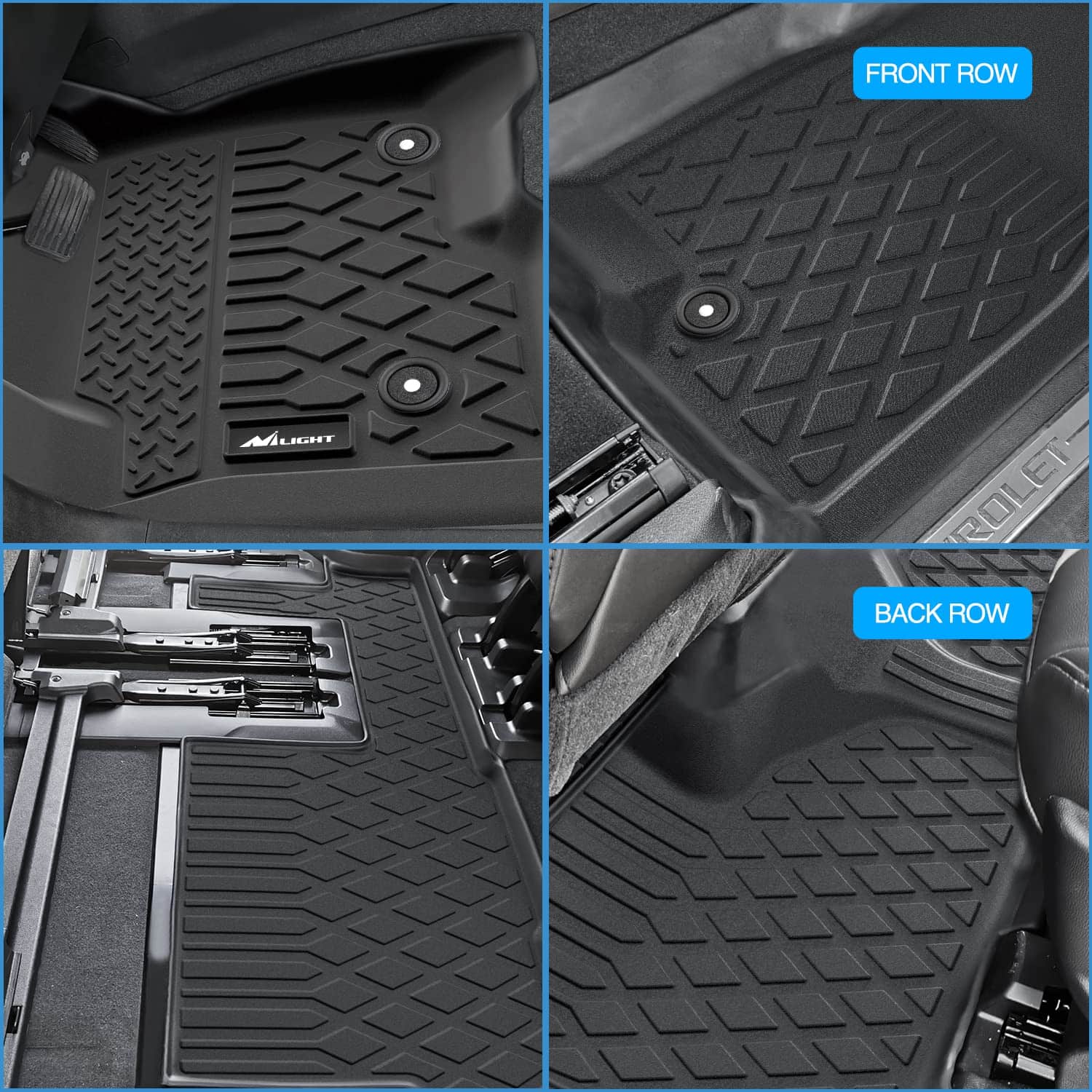 Tapetes de piso Nilight para Chevrolet Tahoe/GMC - Imagen 8
