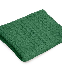 Cobertor de cama SAOL Irish Aran 100% Lana Merino Suave