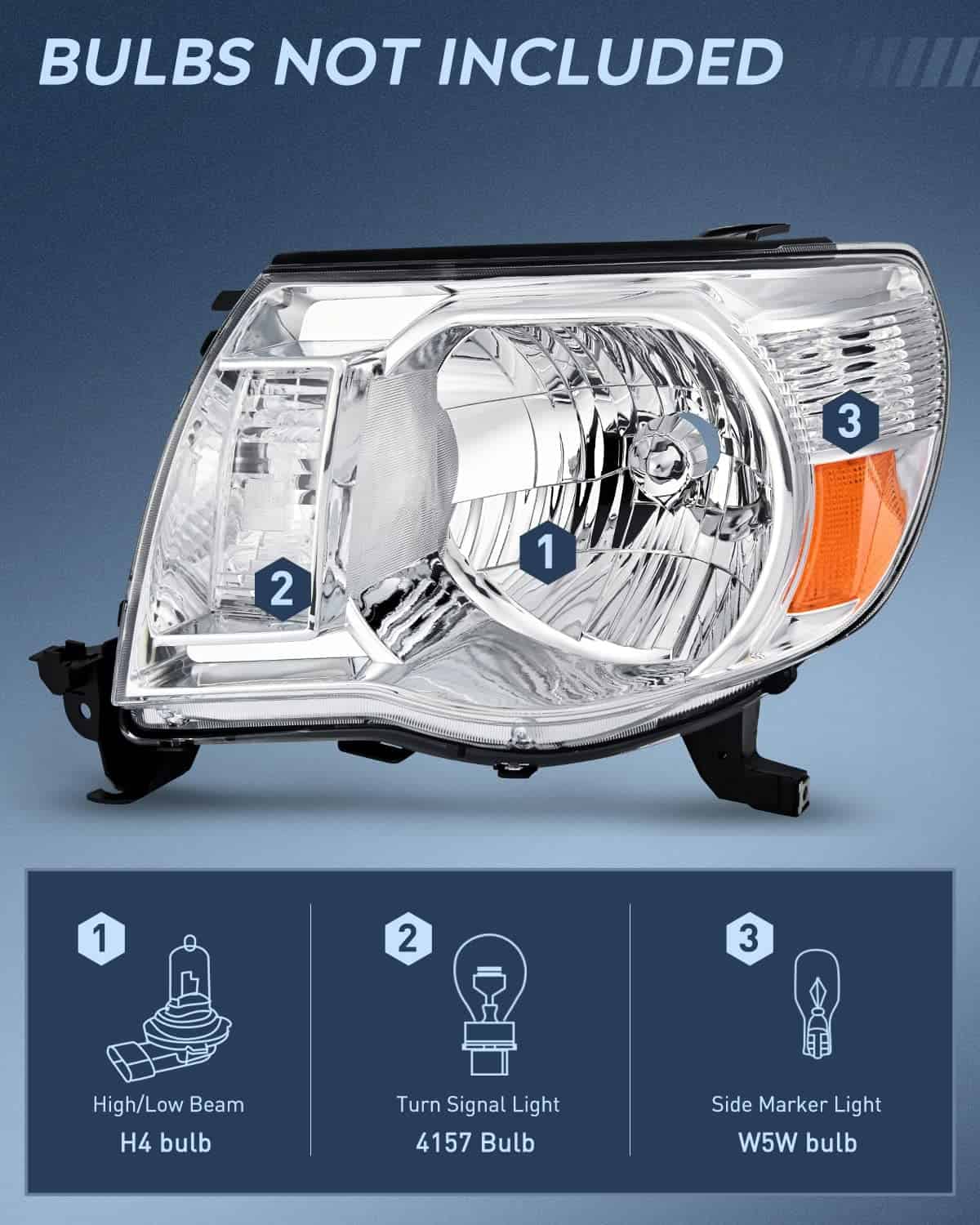 Conjunto de Faros delanteros Nilight para Toyota Tacoma - Imagen 3