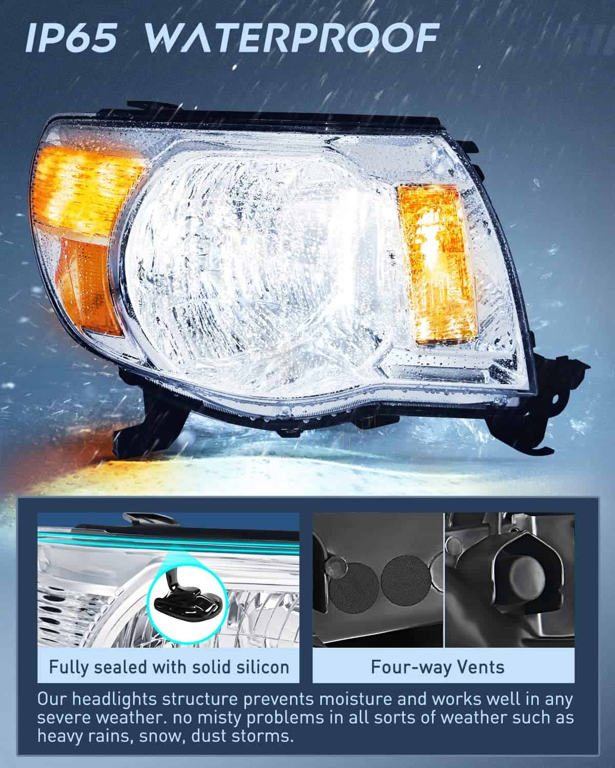 Conjunto de Faros delanteros Nilight para Toyota Tacoma - Imagen 5